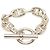 Hermès Bracciale Hermes Chaine d'Ancre GM con charm Argento - vista 4