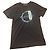 T-shirt Karl Lagerfeld nera con logo circolare Nero