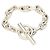 Hermès Bracciale con Charms Hermes Chaine d'Ancre MM 14-Link Argento