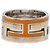 Hermès Hermes Move H Band Ring Silber Orange