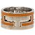 Hermès Hermes Move H Band Ring Silber Orange - Ansicht 3