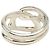 Ring Hermès Anello a fascia Hermes Chaine d'Ancre Punk Silver Argento - vista 3