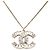 Collana con ciondolo a catena Chanel Coco Mark Bijou D'oro - vista 2