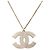 Collana con ciondolo a catena Chanel Coco Mark Bijou D'oro - vista 3