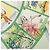 Hermès Foulard Hermes Carre 90: Le jeu des petits bonheurs Bianco Multicolore - vista 4