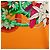 Hermès Pañuelo Hermes Carre 90 Au Coeur de la Vie Multicolor Naranja - vista 5