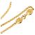 Collana Vintage Chanel Coco Mark 95A D'oro - vista 4
