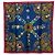 Hermès Foulard di seta Hermes Carre 90 Arabesque Blu Multicolore