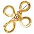 Spilla Vintage Chanel Coco Mark D'oro - vista 2