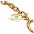 Collana con ciondolo a catena vintage Chanel Coco Mark D'oro - vista 7