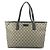 Borsa Gucci GG Supreme Logo Beige Marrone scuro