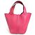 Hermès Hermes Bicolor Picotin Lock PM 18 Handbag Pink Red - view 2