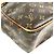 Bolso Louis Vuitton Monogram Batignolles Horizontal Castaño - vista 8