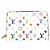 Louis Vuitton Monogram Multicolore Bi-fold Wallet Pink White