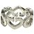 Anello Cartier C Heart in oro 18K e diamanti Argento - vista 3