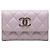 Tarjetero Chanel Matelassé Coco Mark Púrpura