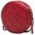 Borsa a tracolla Chanel Matelassé Coco Mark con catena Rosso - vista 2