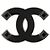 Broche Chanel Coco Mark Negro