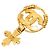 Spilla Chanel Vintage Coco Mark D'oro