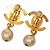 Chanel Coco Mark Turnlock Clip-Ohrringe Golden - Ansicht 2