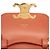 Céline Borsa a tracolla/pochette Celine Triomphe Mini Claude Rosso - vista 5