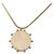 Collana con pendente a specchio Chanel Coco Mark LA PAUSA D'oro Blu navy - vista 2