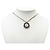 Collana con pendente a specchio Chanel Coco Mark LA PAUSA D'oro Blu navy - vista 6