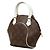 Borsa Louis Vuitton Monogram Ellipse BB Marrone Bianco Monogramma - vista 2