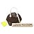 Borsa Louis Vuitton Monogram Ellipse BB Marrone Bianco Monogramma - vista 6