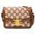 Céline Borsa a tracolla e spalla Celine Triomphe Teen Marrone