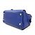 Sac à main 2-Way en cuir bleu Prada - vue 4