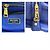 Sac à main 2-Way en cuir bleu Prada - vue 7