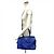 Sac à main 2-Way en cuir bleu Prada - vue 9