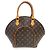 Louis Vuitton Ellipse MM Handbag Brown - view 3