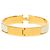 Hermès Pulsera de esmalte Hermes Click H GM Blanco Dorado - vista 3
