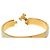 Hermès Pulsera de esmalte Hermes Click H GM Blanco Dorado - vista 4