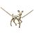 Chanel Coco Mark Halskette mit Bambi-Rehmotiv Golden