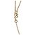 Chanel Coco Mark Halskette mit Bambi-Rehmotiv Golden - Ansicht 4