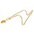 Collana con ciondolo Chanel Coco Mark Rhombus Rogue con catena D'oro - vista 3