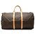 Bolsa Boston Louis Vuitton Monogram Keepall 55 Marrom Monograma