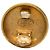 Chanel Coco Mark Vintage Runde Clip-Ohrringe Golden - Ansicht 3