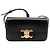 Céline Borsa a tracolla Celine Triomphe in pelle di vitello liscia nera Nero