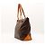 Borsa Cabas GM in tela Monogram Louis Vuitton Marrone Monogramma - vista 2