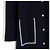 Thom Browne Abito Camicia Lungo in Lana Blu Navy Blu scuro - vista 3