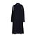 Thom Browne Abito Camicia Lungo in Lana Blu Navy Blu scuro - vista 5