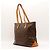 Borsa Bagatelle in canvas Monogram Louis Vuitton Marrone Monogramma - vista 4