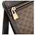 Céline Pouch Celine Triomphe Canvas Marrone Nero - vista 7