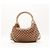 Borsa Hobo Gucci in tela monogram Marrone Beige - vista 3
