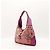 Borsa hobo Gucci con stampa floreale Rosa D'oro Porpora - vista 2