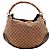 Bamboo Borsa Hobo Gucci Monogram con manico in bambù Marrone Monogramma